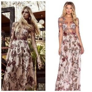 For Love & Lemons Sierra Maxi Dress Size XS
